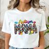 Autism Mama Tshirt for Unisex Awareness Neuro Diverse Mommy Short Sleeve Tees Autism Support Tops Harajuku Graphic Tshirt