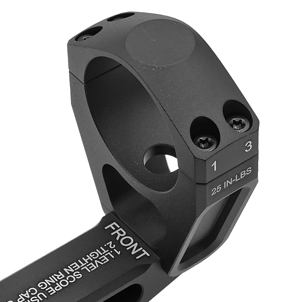 Evolution Gear NIGHTFORCE Ultra Mount 1.93" High Scope Mount Replica, 30mm Diameter, Hard Anodized 6068 Aluminum, Black