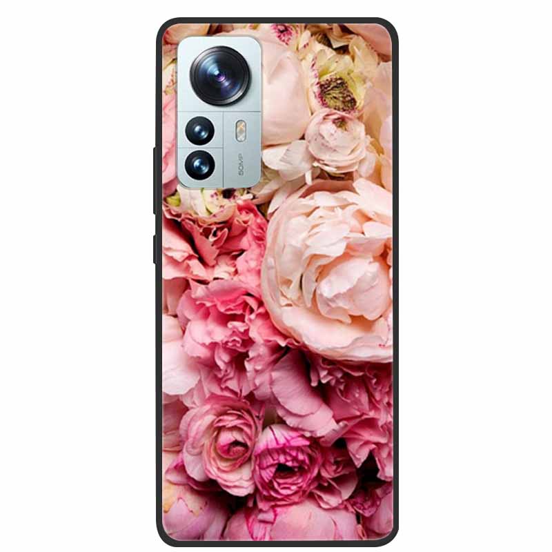 For Xiaomi 12T Pro Phone Case Cover Lion Wolf Black Soft Silicone Case For Xiaomi 12T Pro Back Cover Case 12 T 12TPro Funda Capa