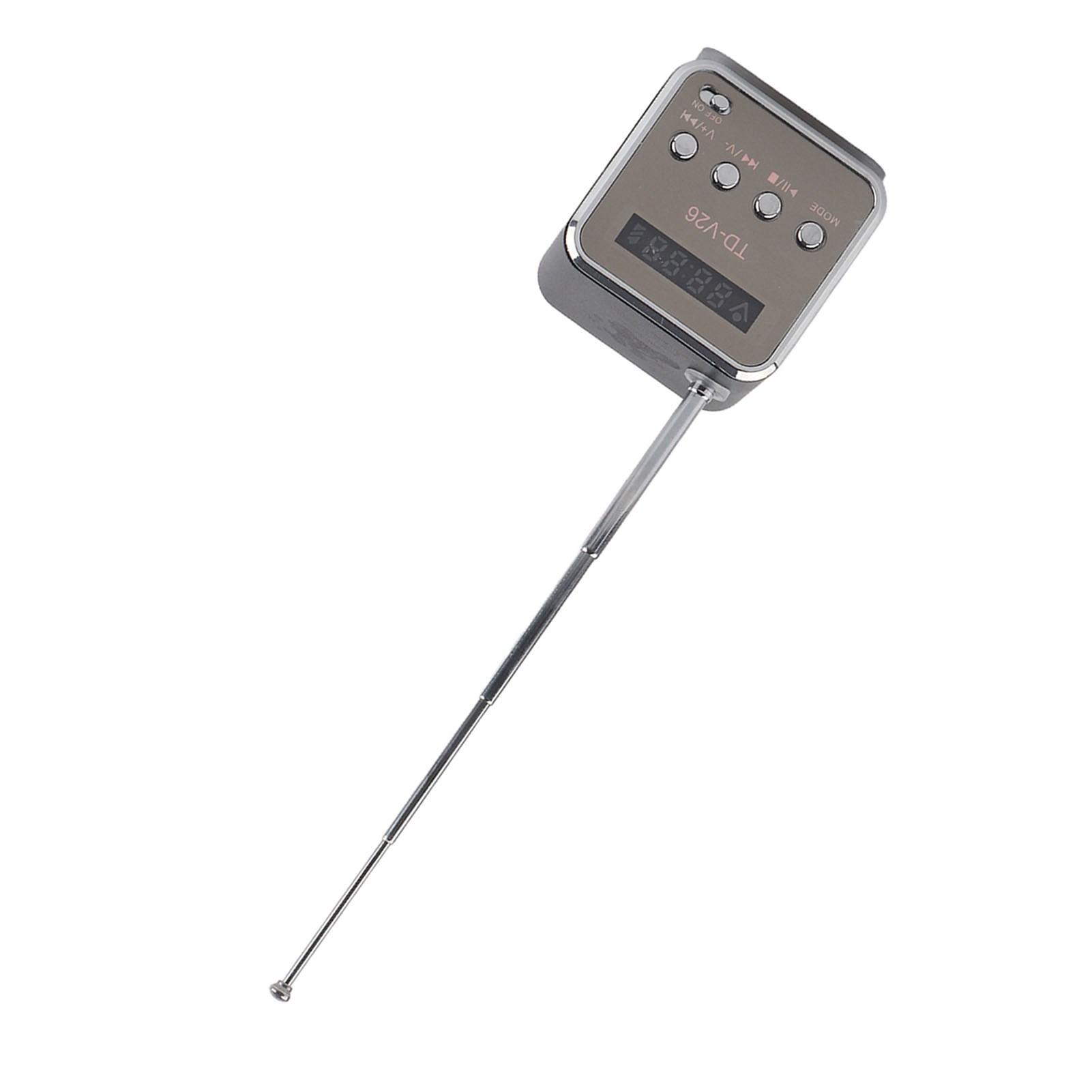 

Мини-динамик музыкальный плеер портативный FM-радио ПК мода поддержка TF карты и U Disk черный