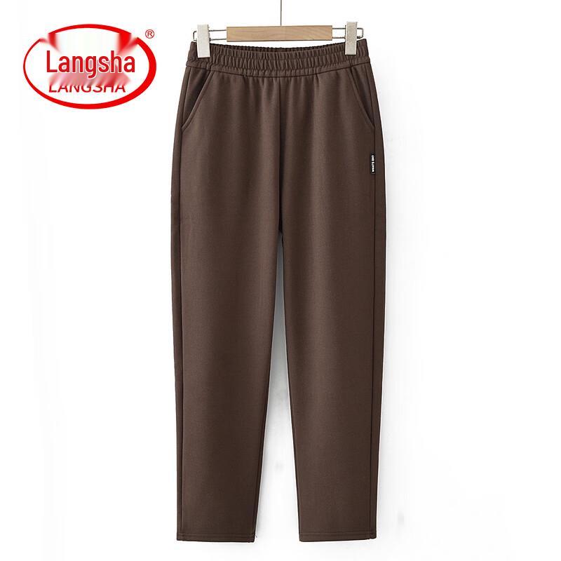 LangSha Women's Mid-Aged & Elderly Straight-Leg Casual Pants