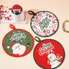 Christmas Hanging Hand Towels Kitchen Hand Towels Holiday Gifts Pendants Accessories Creative Coasters Household Handkerchiefs