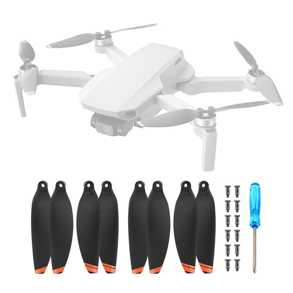 4 Pair Noise Reductions Propellers 4726F Propellers Props Leaf Drones Props Accessory Replacement