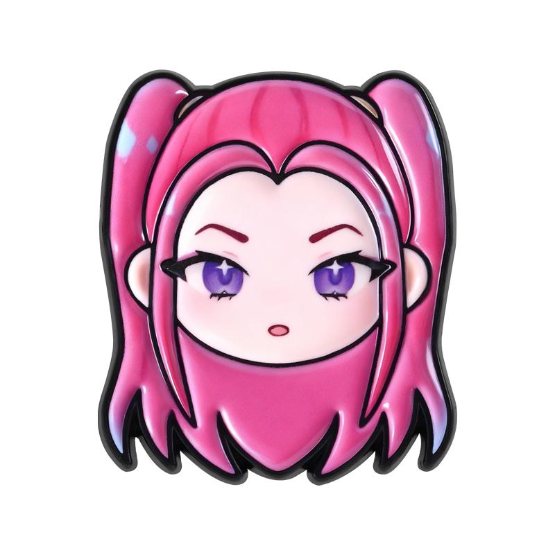 Koreanische POP Girlband Emaille-Pins Cartoon Dämonenjäger Broschen Anstecknadeln Kleidung Anime Schmuck Geschenk für Fans Freunde