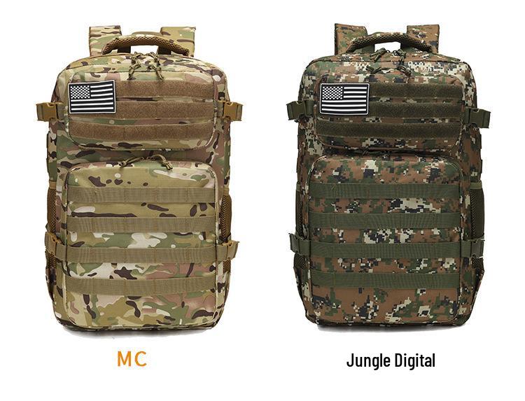 35L Camouflage Tactical Outdoor Backpack for Cycling, Hiking, and Camping