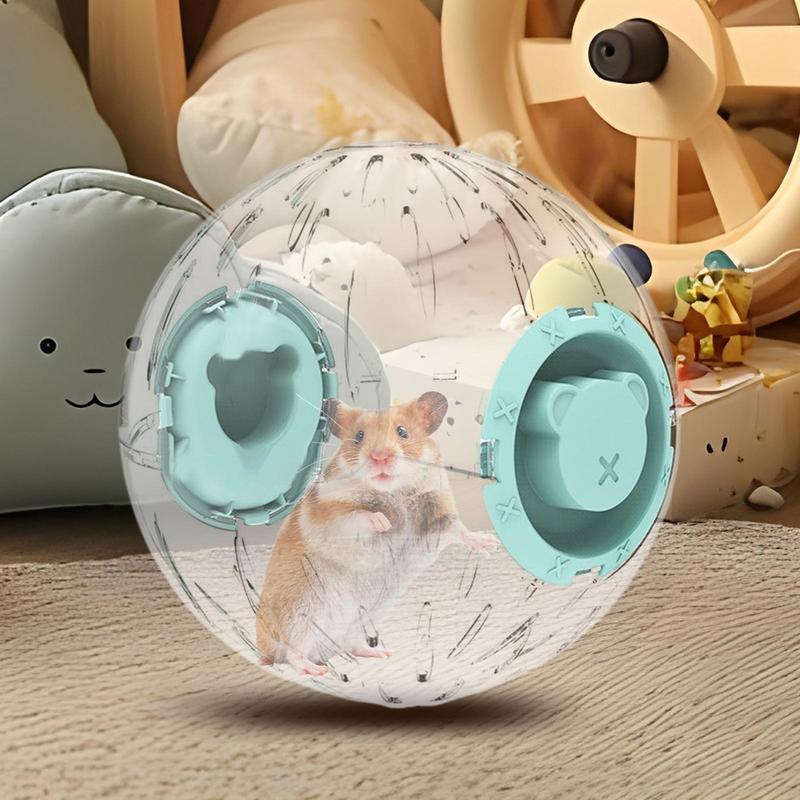 Guinea Pigs Running Ball Toy Comfortable Stress Relief Hamster Ball Transparent Spacious Space Pet Wheel For Home Living Room
