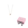 Swarovski Dazzling Swan Crystal Necklace Women Necklace Rose-Gold 5469989
