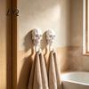 Gaming Room Wall Hanger 2Pcs Hook Up, 3D Printed Skull Design Hooks, No Drilling Decorative Mount Hanger, Waterproof Bathroom Storage for Towels Hats
