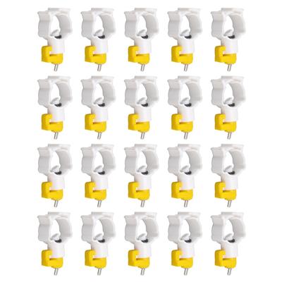20pcs Chicken Water Nipples Thickened Ball Valve Automatic Drinking Nipples for Poultry