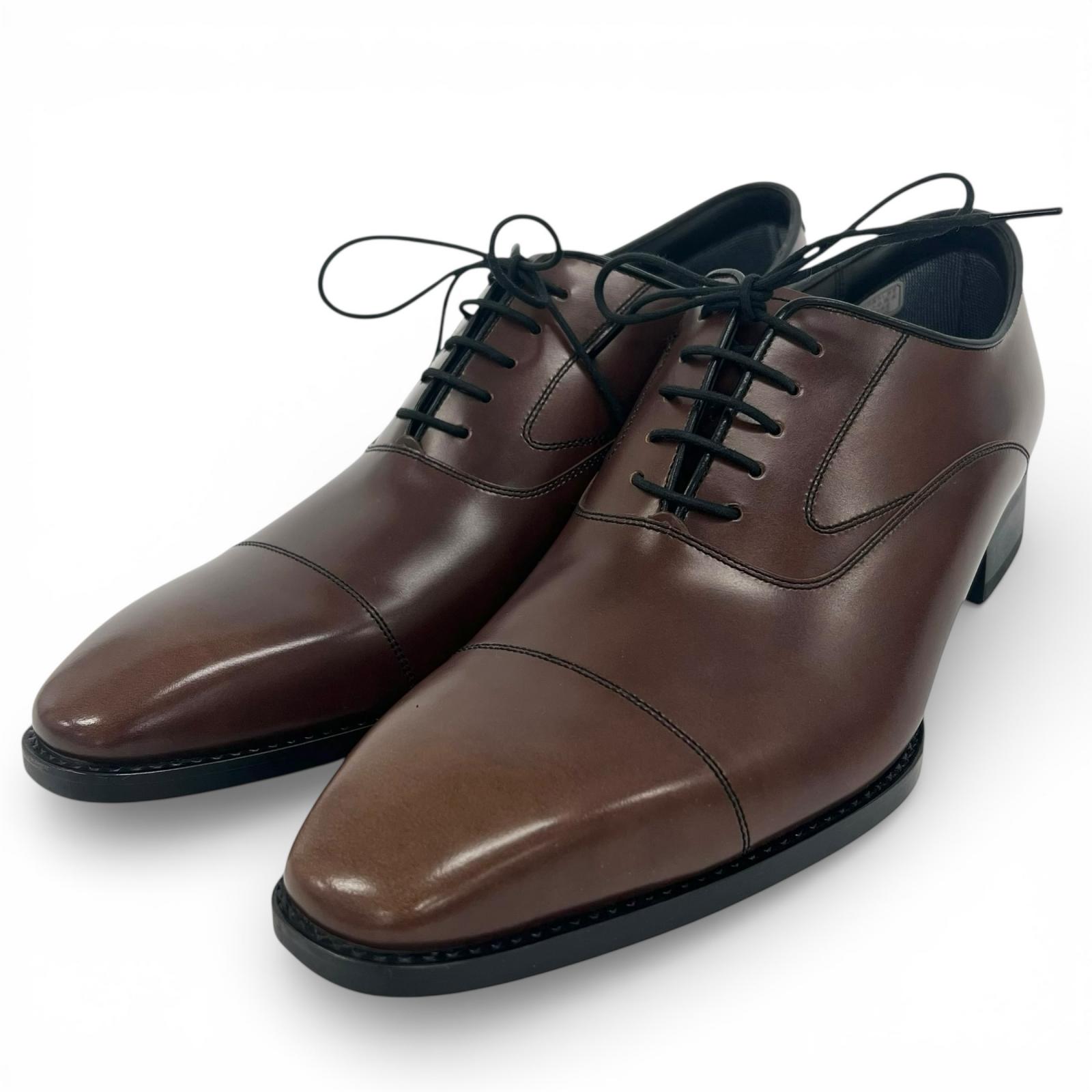 Pristine REGAL Leather shoes Brown mens 25.5 10JRBD Used