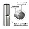 300Pcs NonInsulated Butt Connectors Butt Terminals Electrical Wire Connectors Tinned Copper Crimp Splices Cable Ferrules