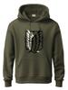 ADRO Men's Cotton Neck Hooded Sweatshirt (H22-2-WINN-OL_Olive_2XL)