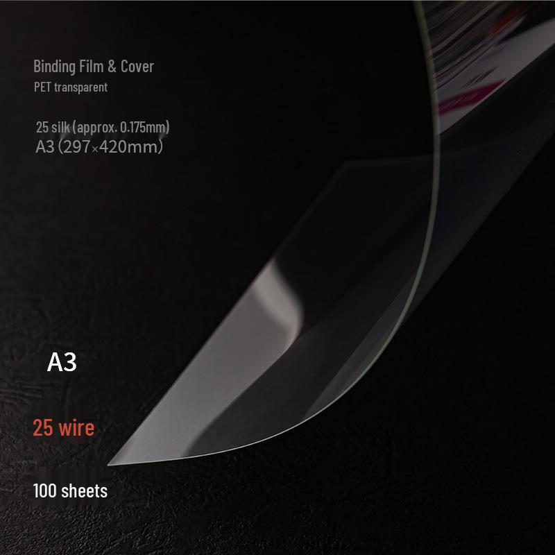 A4/A3 Frosted Transparent PVC Film for Art & Craft 