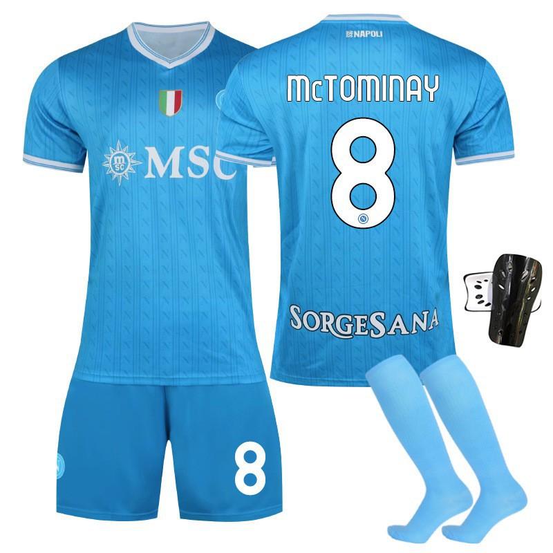 

A2526 Naples Jerseys Home 11 De Braunet Football Uniforms Children s Clothing 19 Hoyren 8 McTominay S