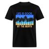 Life Is Good At the Beach Shirt Surfer Sunset Beach Ocean T-Shirt Size S-6XL