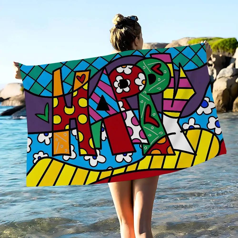 Asciugamano da Bagno Britto Microfibra Morbido Assorbente Traspirante Per Bambina Bambini Decorativo Cartone Animato Asciugamano da Spiaggia