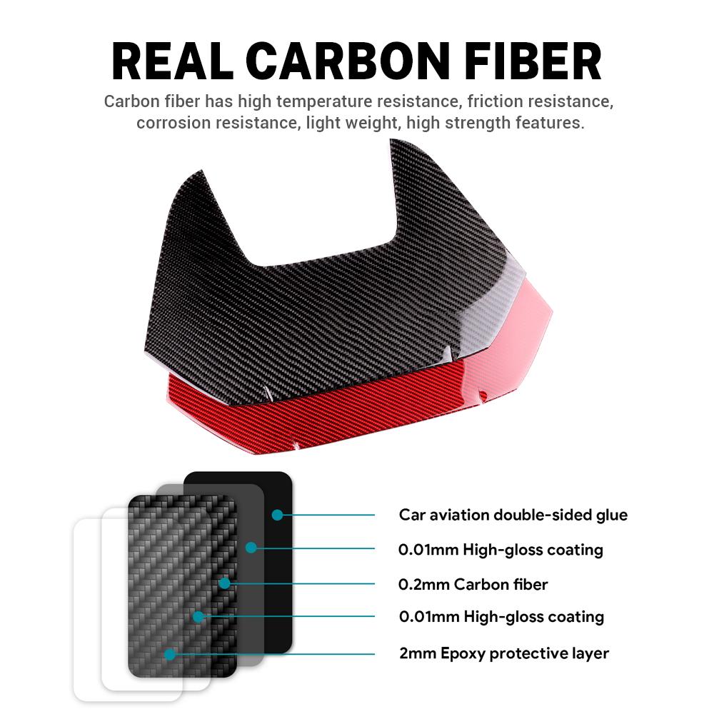 Real Soft Carbon Fiber Sticker For Subaru WRX/WRX STI 2025 2025 2025 Car RHD LHD Center Console Middle Sticker Accessories