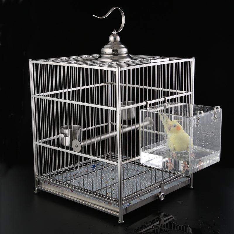 Transparente Acryl-Hänge-Vogelschale für Papageien