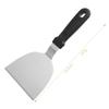 Stainless Steel Teppanyaki Scraper Non-Stick Cooking Spatula Steak Fried Shovel  Outdoor BBQ