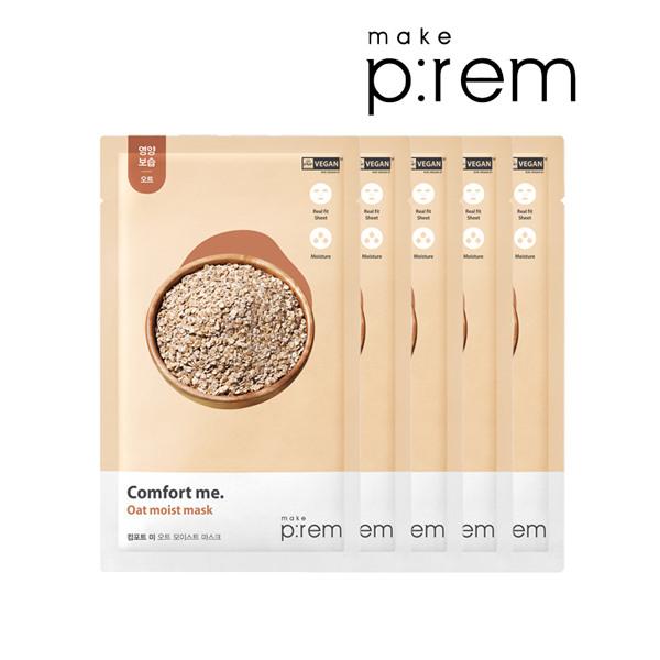 Makeprem Comfort Me Oat Moist Mask 5ea