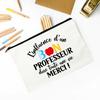 The Influence of Teacher Will Last for A Lifetime Print Makeup Bag Travel Toiletry Bag Pencil Case Stationery Bags Teachers Gift