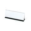 Plus Conference Place Card, Acrylic, W200 X D50 X H77mm, CT-202, 62-136
