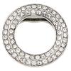 Brooch Pin Flower Twist Shape Sparkling Rhinestones Imitation Pearls Decor Scarf Buckle Sweaters Collars Hats Bags Coats Scarves Accessory