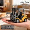 Bluetooth Remote Control Alloy Forklift Model: 1:64 Liftable Toy Truck for Boys