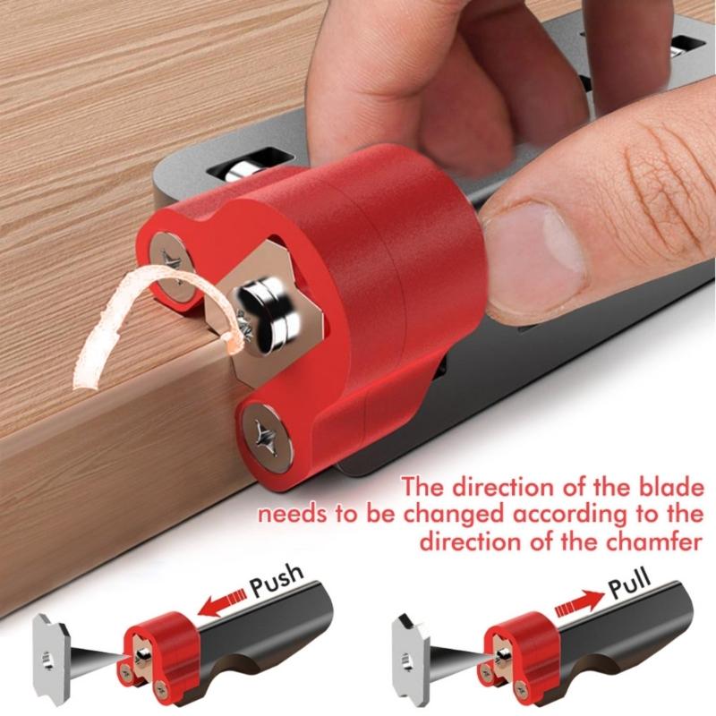 Woodworking Edges Trimming Slicer Corner Manual Planer Slicer Hand Tool Wood Deburring Chamfering Fillet Scrapers Accessories