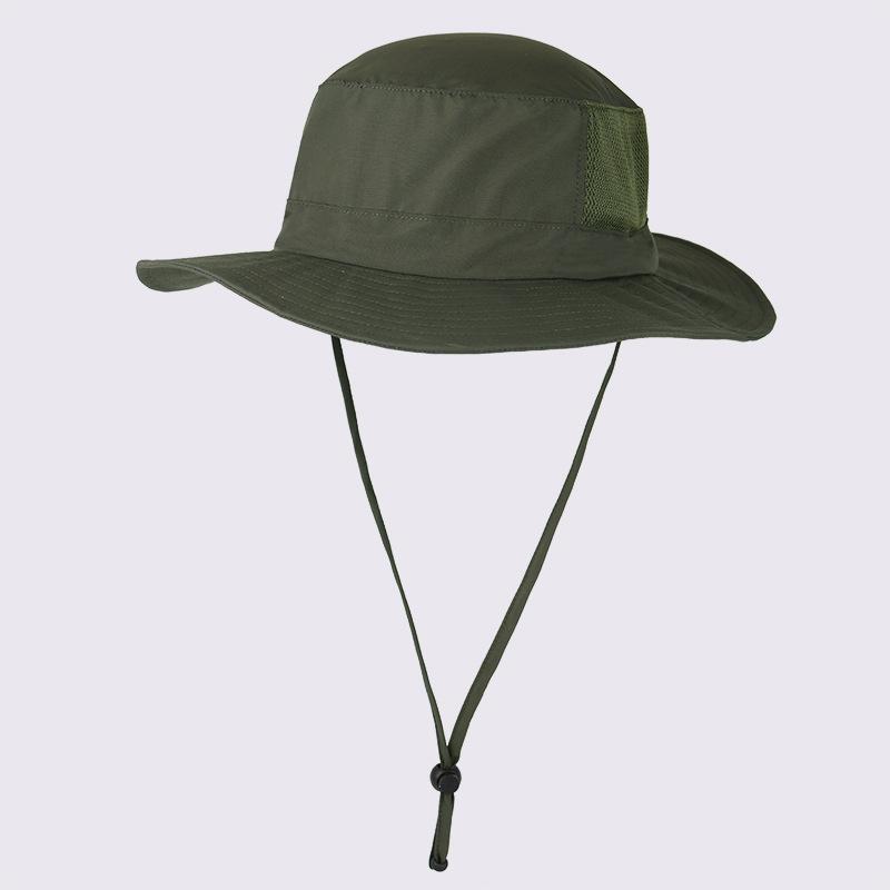 Bucket Hat Herren Outdoor Schnelltrocknend Dünn Atmungsaktiv Sonnenschutz Visor Damen Große Krempe Spritzwassergeschützt Lässiger Fischerhut