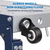 Stable Folding Platform Heavy Duty Adjustable Work Platform, 1100 lbs Capacity, Zinc Plated Steel with Wheels Portable & Anti-Slip Surface, 4/5 Height