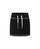 Akeumeseodeu Logo Mini Skirt [Black]