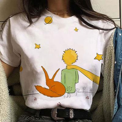 Cartoon Print Hoge Kwaliteit Korte Mouw Zomer Relaxed Ademend Dames Korte Mouw Nieuw Casual Mode Ronde Hals T-shirt