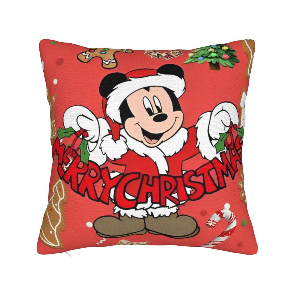 Cute Minnie Mouse Square Pillow Covers Polyester Home Famous Popular Cartoon Cushion Case Cool Decor Pillow Cover 45*45