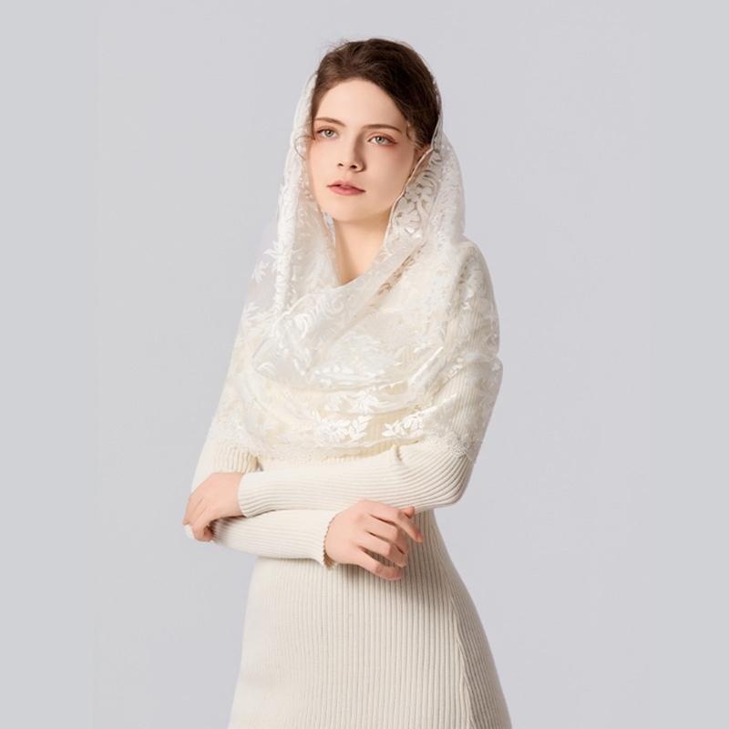 Functional Polyester Scarf Serves As Hair Band Neck Cover Or Mask Portable For Travel Elegant Use Comfortable Fabric