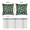 Yellow Rubber Duck Pillow Case Custom Pillow Cover Kawaii Cushion Cover For Sofa Car Home Decor