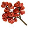 12pcs Artificial Maple Leaf Branch Waterproof Greenery Plants Foliage for Landscape Tree Making Home Decoration Outdoor Project