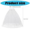 Wedding Dress Slip With Structured Tulle Layers Breathable A Line Underskirt For Bridal Gowns Boneless Petticoat 95cm