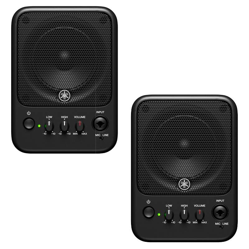 

Yamaha Powered Speaker Monitor Speaker with Microphone Input of MS101-4 (XLR)Set 2
