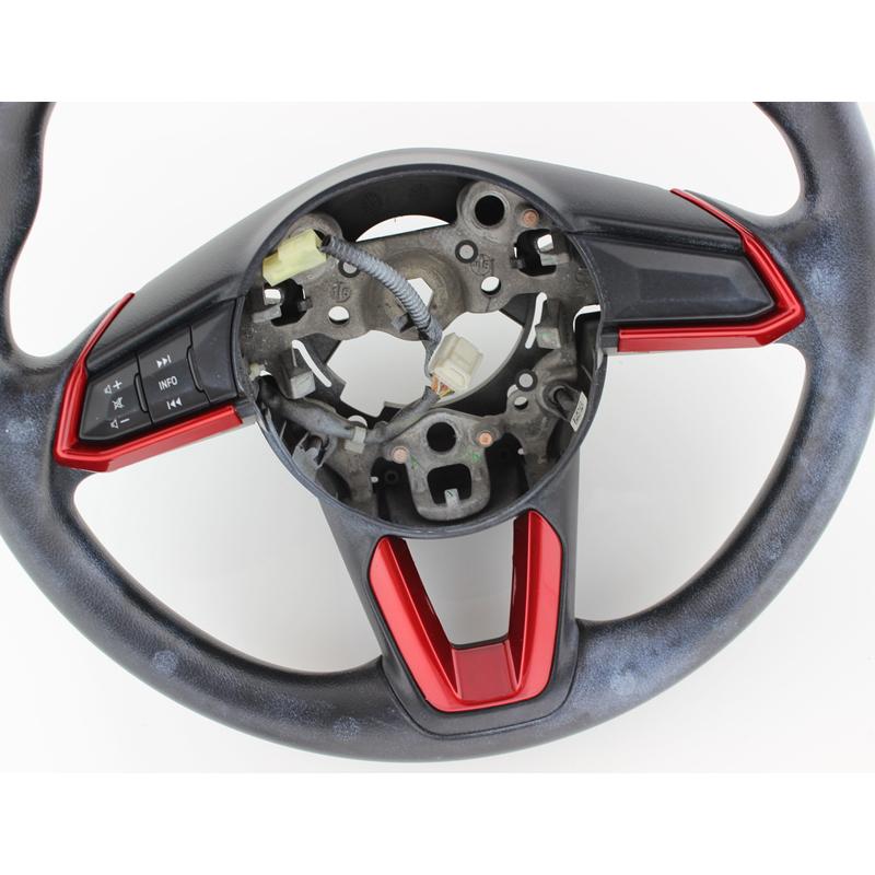 For Mazda 2 3 6 CX3 CX-3 CX-5 CX5 CX7 CX9 Axela ATENZA Car Steering Wheel Panel Decoration Cover Sticker Accessories