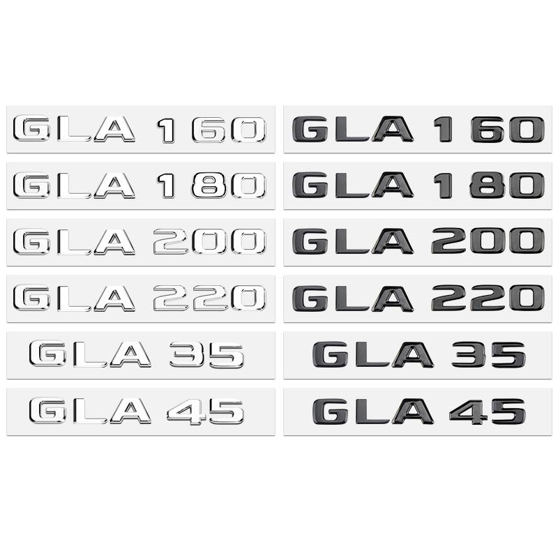 

V12 BITURBO 4Matic ABS значок наклейка для класса GLA160 CLA200 A35 GLA45 CLA45 хвостовая эмблема стайлинга автомобилей логотип CLA180 чёрный