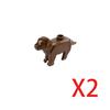 MOC Building Blocks Mini Bricks City Animal Zoo Fram Owl Goat Swan Pig Tortoise Rabbit Chicken Duck Accessories DIY Toys Gifts