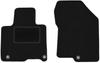 Black Front Floor Mats For: Hyundai SantaFe IV SUV (2018-)
