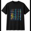 Neon Birch Tree Neon Glow Nature Mens T-Shirt Black 100% Cotton Plant Printed