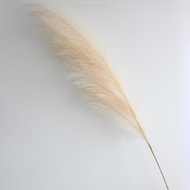 

100 см искусственная пампасная трава пушистые искусственные тростниковые цветы 1 шт. украшение для дома, спальни, вечеринки, свадебного декора, аксессуары искусственные цветы 1pcs 100cm 9forks коричневый