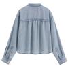 Gap Lyocell Loose Denim Long Sleeve Casual Shirt Women shirts 902802