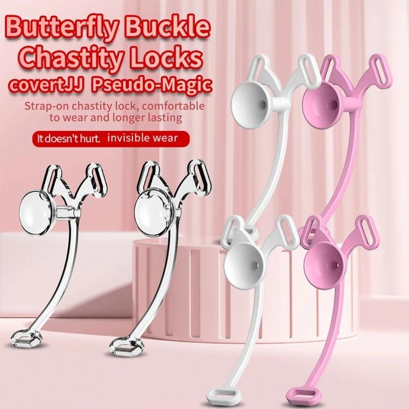 Male Penis Ring Chastity Cage Anti-off Device Elastic Band Auxiliary Belt Adjustable Underwear Rope Scrotum Ring Sissy Sex Toys
