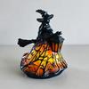 Halloween Witch Decor Table Lamp, Vintage Resin Witch Figurine Lights