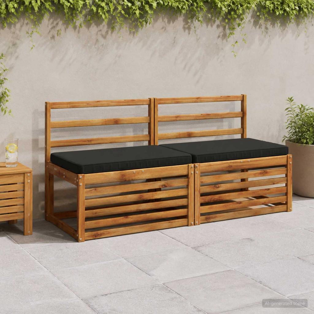 1 piece VUGHT bench cushion 100percent polyester black