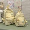 Schoolbag Korean version schoolbag female college student leisure college style computer backpack cute large capacity junior high school student class